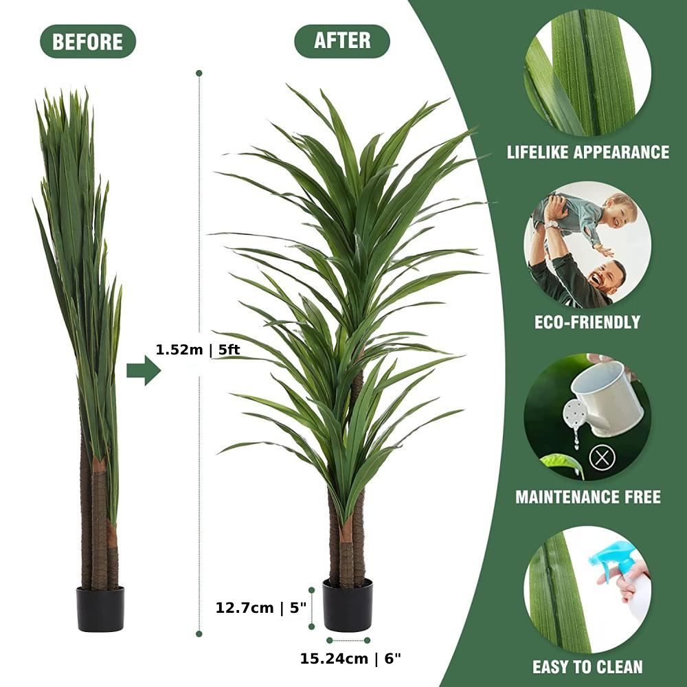 Artificial Dracaena Indoor Plant