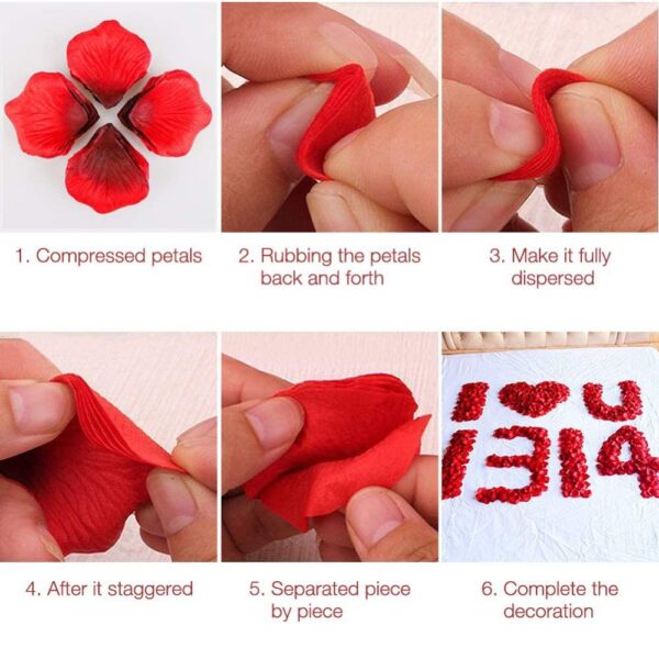 3000 pieces artificial rose petals sell online