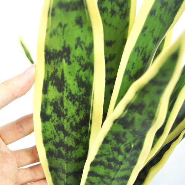 best artificial snake plant